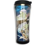 Tensei shitara slime datta ken anime 3d coffee cup 14oz stainless steel double wall water bottle portable ...
