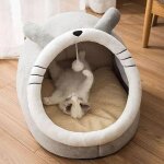 Tente pour animaux de compagnie, grotte pour chats, petits chiens, auto - chauffante, cabane pour chat, ...