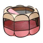 Tente pour animal domestique, cage pliable en tissu oxford anti - rayures, chambre de maternit pour ...