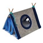 Tente de cachette d'angle pour hamster, hrisson, lapins nains et autres petits animaux domestiques, ...