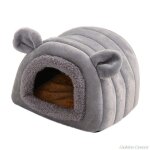 Tente hamster planeur de sucre chaud d'hiver, cage de couchage, grotte pour cochons d'inde, petits animaux ...