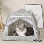 Tente lit pour chat, produits pour animaux de compagnie, le tipi gnral, hamac confortable ferm avec ...