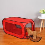 Tente rectangulaire pliable portable pour animaux de compagnie, cage de parc pour chien, cl�ture, chenil ...