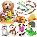 Teppc - lot de 12 jouets couineurs pour chiens de petite taille, jouets a mâcher pour chiots pour la ... Teppc - lot de 12 jouets couineurs pour chiens de petite taille, jouets a mâcher pour chiots pour la ...