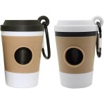 Teppc - lot de 2 distributeur sac a crottes chien design tasse a caf distributeur portable pour promenades ...
