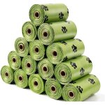 Teppc - lot de 240 sacs biodégradables pour déjections canines - sacs a déjections canines compostables ... Teppc - lot de 240 sacs biodégradables pour déjections canines - sacs a déjections canines compostables ...