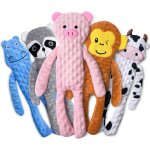 Teppc - lot de 5 jouets couineurs pour chiens de grande taille, jouets de dentition froissés pour les ... Teppc - lot de 5 jouets couineurs pour chiens de grande taille, jouets de dentition froissés pour les ...