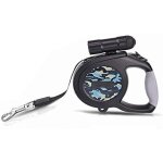 Teppc - laisse chien enrouleur 8m laisse rtractable pour chien avec la lumire led, laisse rtractable ...