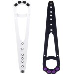 Teppc - loquet de porte pour chat, 2 pcs 7 trous rglables bloque porte animal de compagnie support de ...