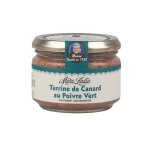 Terrine de canard au poivre vert - pot 180g