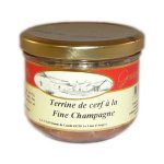 Terrine de cerf a la fine de champagne, 180gr