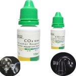 Testeur de gouttes de verre co2, utilis pour les aquariums, testeur de gouttes de verre, indicateur ...