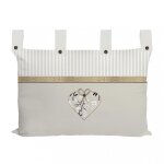 T�te de lit en coton 45x70 cm aimee, par soleil d'ocre