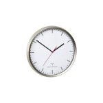 Tfa funk horloge murale 60. 3521. 02 30. 5 cm x 4. 8 cm acier affin� (geb�rstet) schleichendes uhrwerk ...