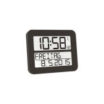 Tfa funk horloge murale 60. 4512. 01 258 mm x 212 mm x 30 mm noir