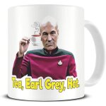 Th� earl grey tasse chaude dr�le de citation de jean - luc picard mug patrick stewart th� caf� tasse ...