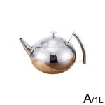 Th�i�re en acier inoxydable avec infuseur a th� et cuir chevelu, filtre pour h�tel et restaurant, cuisson ...