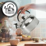 Thire en acier inoxydable avec sifflet fort, bouilloire a eau, cuisinire electrique