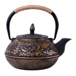 Th�i�re chaude non rev�tue pot en fer, pivoine grand pot en fer 900 ml