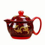 Thire chinoise kung fu en cramique avec passoire, thire faite a la main, bouilloire avec motif de ...
