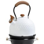 Thire classique en acier inoxydable, ustensile de cuisson pour eau chaude a ebullition rapide, 2. 2 ...
