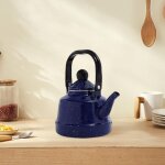 Th�i�re en email r�tro, bouilloire rapide de 1700ml, pour le camping, articles de table modernes