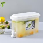 Thire a fruits avec robinet, rfrigrateur 3, 5 l, bouteille de limonade, grande capacit, seau frais ...