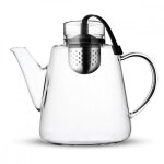 Th�i�re et infuseur a th� 1. 5l - vialli design - transparent -