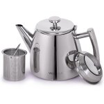 Th�i�re avec infuseur pour camomille, tisane, verveine, ginseng veohome - capacit� 0, 5 litre - inoxydable ...