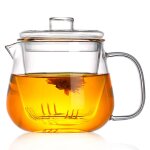 Thire avec infuseur perfectif, thire en fleurs, pichet a th glac pour jus, lait, caf, cuir chevelu ...