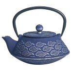Th�i�re de type japonaise bleue en fonte 0. 8 litre
