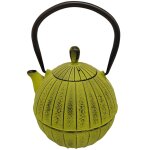 Thire de type japonaise verte en fonte 0. 8 litre