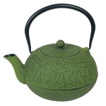 Théière japonaise verte en fonte 1. 8 litre Théière japonaise verte en fonte 1. 8 litre