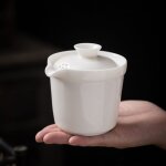 Thire kungfu en porcelaine blanche, bouilloire domestique, infuseur de sant, vaisselle chinoise faite ...
