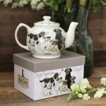 Th�i�re en porcelaine chiens par alex clark