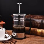 Thire en verre en acier inoxydable de 350ml, cafetire, percolateur, filtre, piston, cafetire manuelle, ...