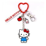 The carat shop - hello kitty - porte - cl�s avec breloques hello kitty 15 cm
