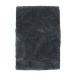 Cocoon - tapis � poils longs extra - doux - shaggy - 120 x 170 cm bleu cendr�
