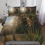 The last of us housse de couette du monde taies d'oreiller, d parure de lit series avec fermeture ��clair ...