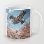 The time job - firefly + doctor who tasse a caf� geramic mug funny mug 11 oz. tasse chaude