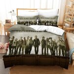 The walking dead poster housse de literie, housse de fermeture eclair d, king size