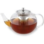 Th�i�re avec infuseur verre transparent 1. 5l