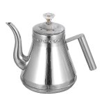 Th�i�re sifflante en acier inoxydable haut de gamme ¿ design vintage, capacit� de 2 l, poign�e ergonomique, ...
