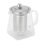 Th�i�re en verre epaissi r�sistant a la chaleur fleur th�i�re th�i�re bulle th�i�re filtre en acier inoxydable ...