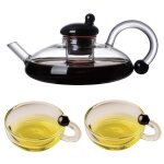 Thire en verre avec filtration amovible pour infuseur a th thire en verre rsistant a la chaleur ...