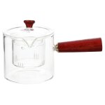 Thire en verre transparent de qualit suprieure avec infuseur amovible ¿ durable, rsistante a la ...