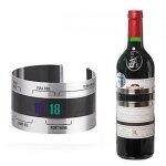 Thermomètre pour bouteille de vin en acier inoxydable, affichage lcd, service de fête, vérificateur, ... Thermomètre pour bouteille de vin en acier inoxydable, affichage lcd, service de fête, vérificateur, ...