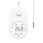 Thermom�tre et hygrom�tre electronique 3 en 1 pour aquarium, outil num�rique de mesure de la temp�rature ...