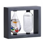 Thermom�tre et barom�tre - cadre en bois