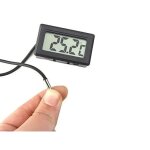 Thermom�tre lcd - frigo cultur - sonde ext�rieure - mesure - 50 a + 70c - c�ble 1m